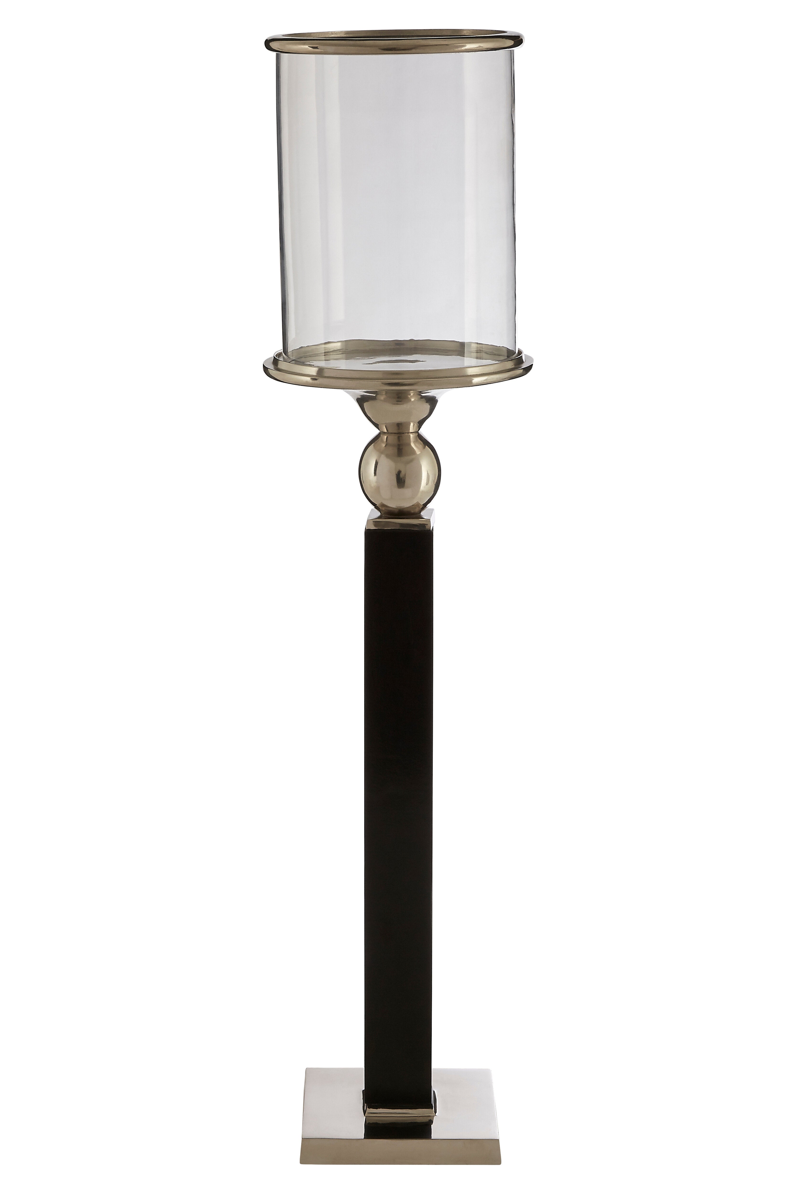 Candace Townhouse Large Black Candle Holder